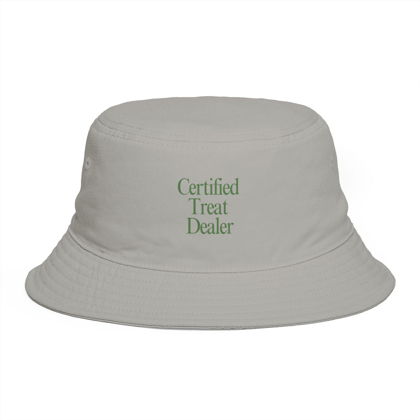 Certified Treat Dealer Bucket Hat | Embroidered Snack Lover Cap
