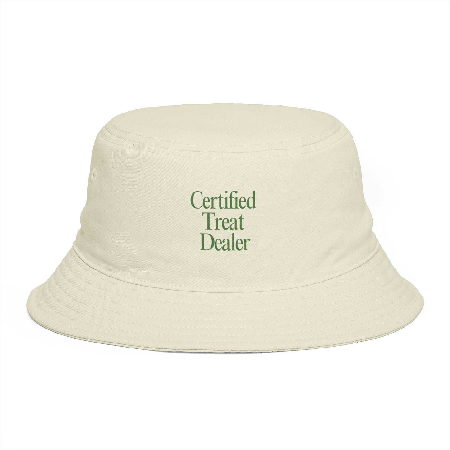 Certified Treat Dealer Bucket Hat | Embroidered Snack Lover Cap