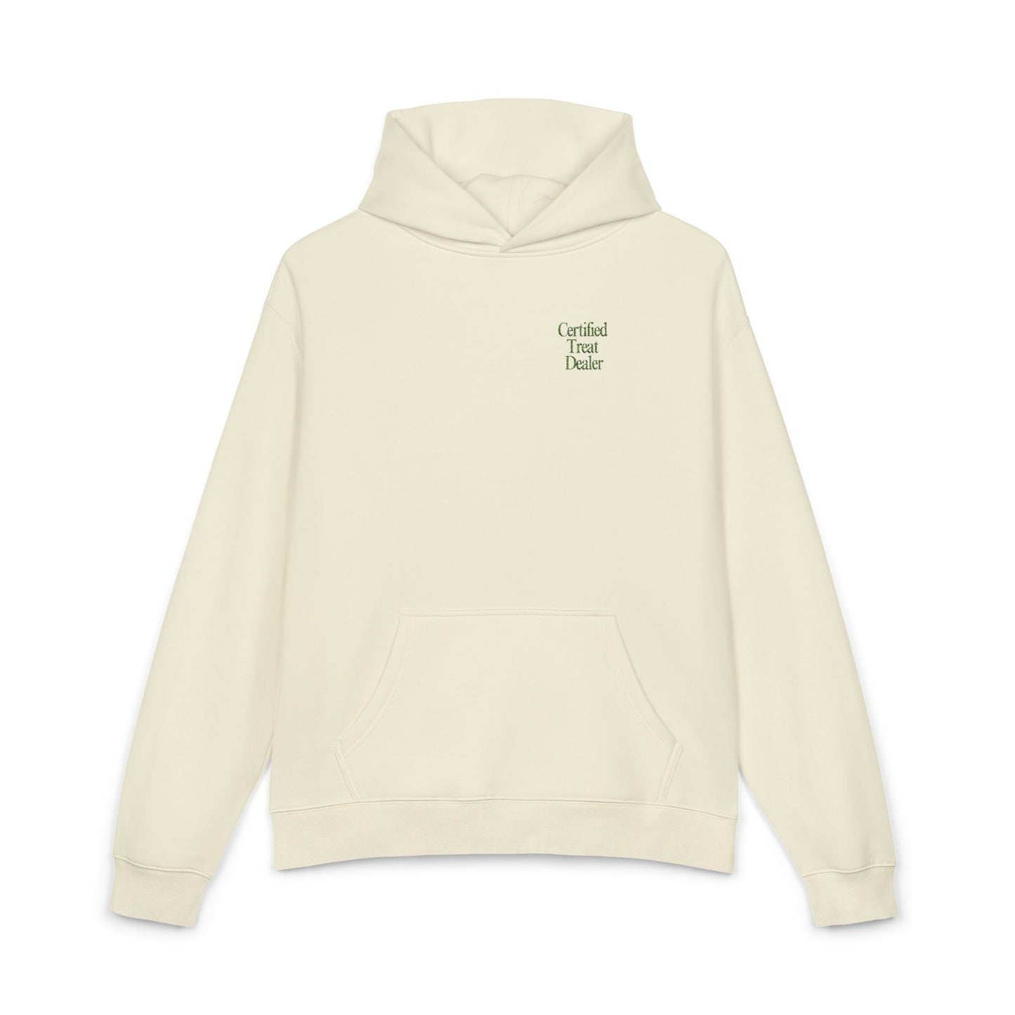 Certified Treat Dealer Relaxed Cream Hoodie