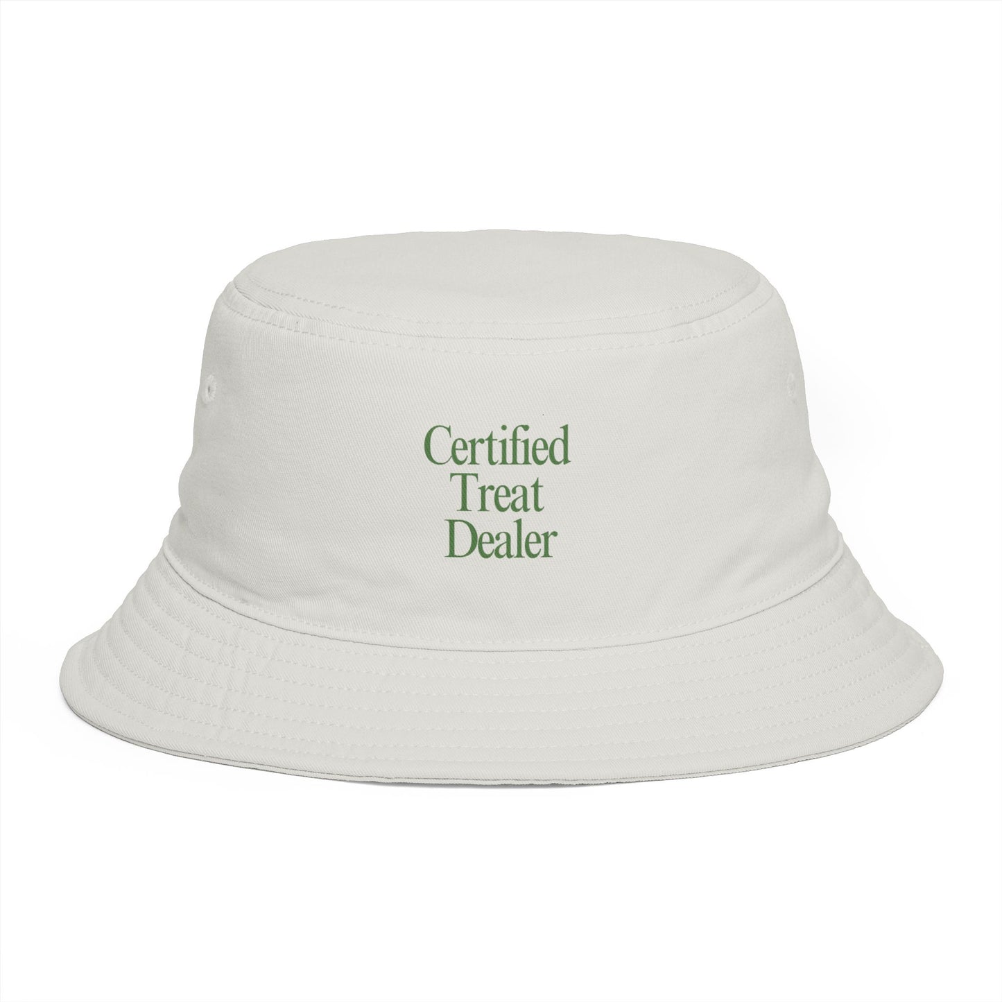 Certified Treat Dealer Bucket Hat | Embroidered Snack Lover Cap