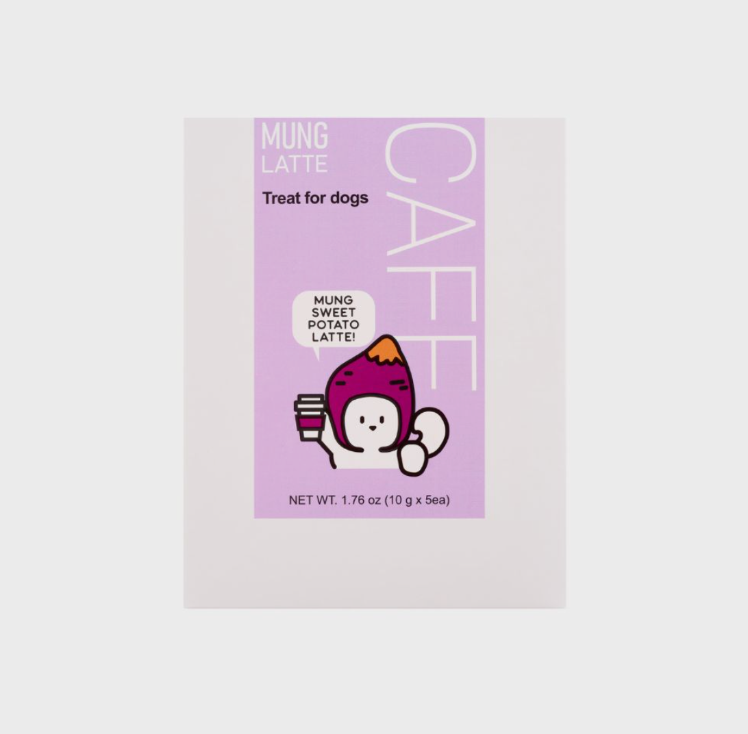 PRE-ORDER Mung Sweet Potato Latte for Dogs – 5-Pack (10g x 5ea)