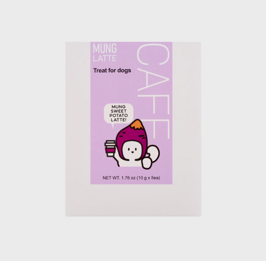 PRE-ORDER Mung Sweet Potato Latte for Dogs – 5-Pack (10g x 5ea)