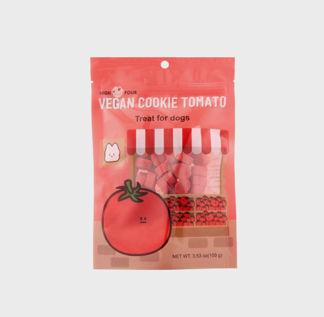PRE-ORDER Vegan Treats – Tomato [Vegan Pet Cookies, 100g]